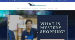 Desktop Screenshot of consumerserviceanalysis.com